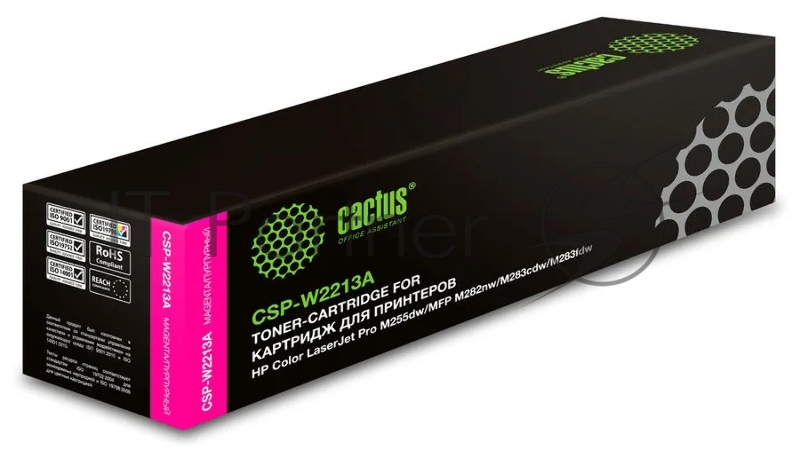 Картридж лазерный Cactus CSP-W2213A пурпурный (1250 стр.) для HP M255/MFP M282/M283