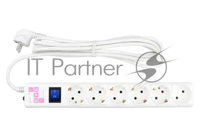 Сетевой фильтр Power Cube PC 3 м 6розеток, белый, 16А, SPG6-A1