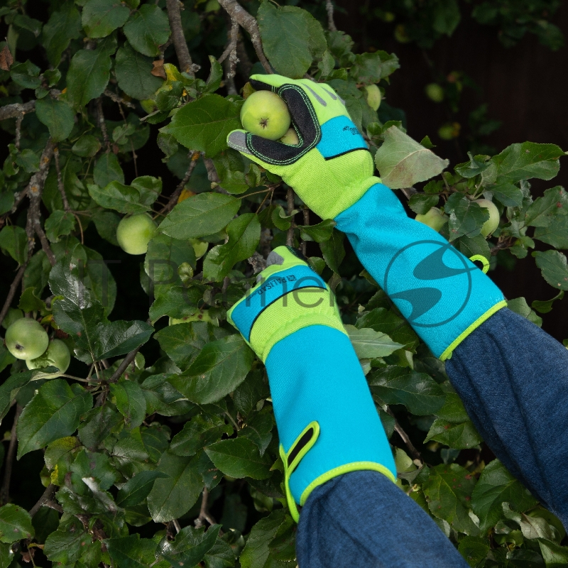 Перчатки садовые Luxe Palisad с удлиненной манжетой, размер 9