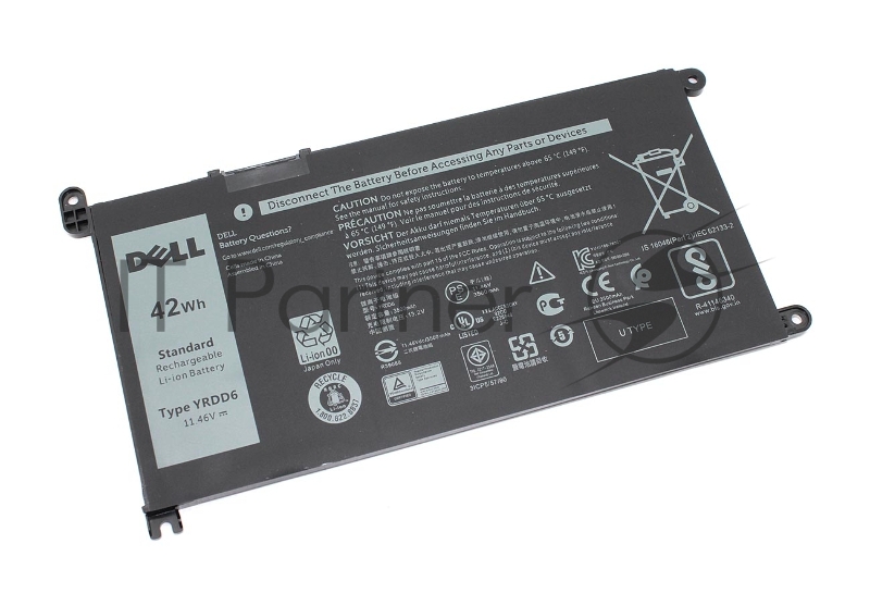 Аккумуляторная батарея для ноутбука Dell Inspiron 14 5482 5485 42WH 11.4V