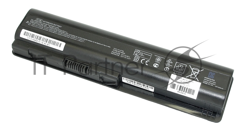 Аккумуляторная батарея для ноутбука HP Pavilion DV4, Compaq CQ40 (HSTNN-CB72) 47Wh черный