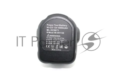 Аккумулятор для DEWALT (p/n: DC9071, DE9037, DE9071, DE9074, DE9075, DW9071, 4.0Ah 12V Ni-Cd