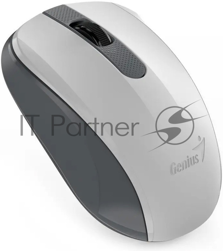 Мышь беспроводная Genius NX-8008S белый/серый, 1200 dpi, радиоканал, USB, кнопки - 3