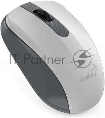 Мышь беспроводная Genius NX-8008S белый/серый, 1200 dpi, радиоканал, USB, кнопки - 3