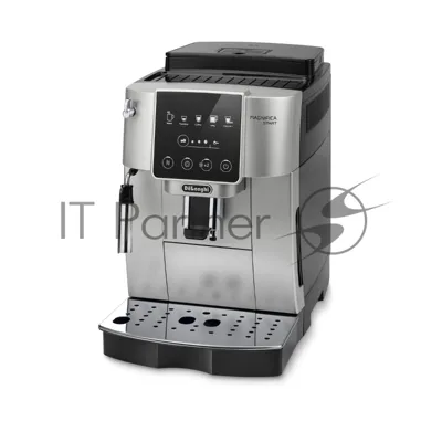 Кофемашина автоматическая DeLonghi ECAM220.31.SB черный/серебристый, исп. кофе - молотый/зерновой, 1.8 л, 1450 Вт, 15 Бар.