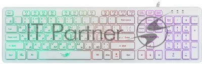 Клавиатура Dialog KGK-17U проводная, USB Type-A, белый