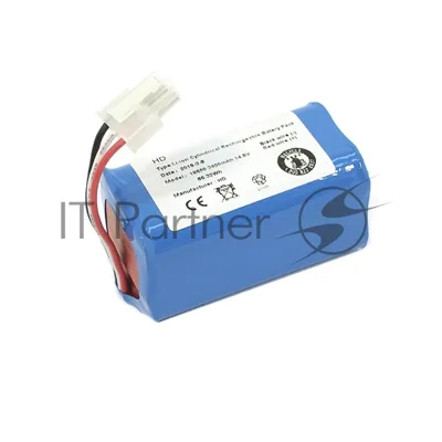 Аккумулятор для пылесоса iClebo Arte, Pop, Smart (EBKRWHCC00978). Li-ion, 3400mAh, 14.4V oem
