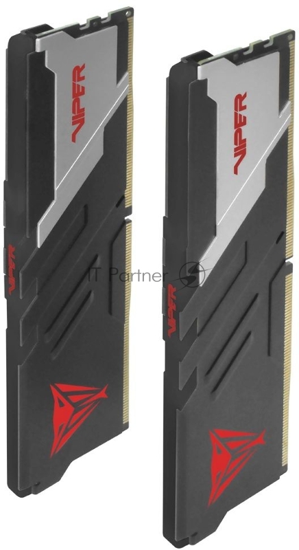 Оперативная память Patriot Viper Venom, DDR5, 32GB (2x16GB), 6400MHz, CL32, DIMM, с радиатором, черный
