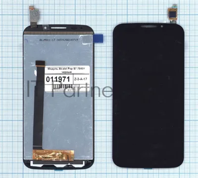 Дисплей для Alcatel Pop S7 7045Y черный