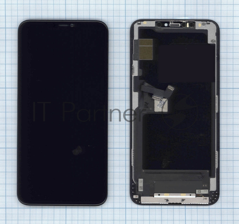 Дисплей для Apple iPhone 11 Pro Max в сборе с тачскрином (OLED JS) черный