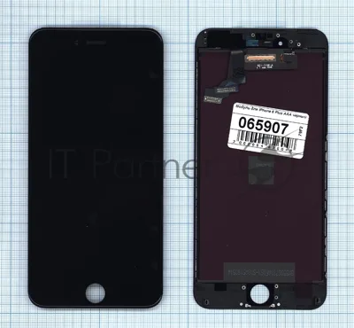 Дисплей для Apple iPhone 6 Plus в сборе с тачскрином (AAA) черный