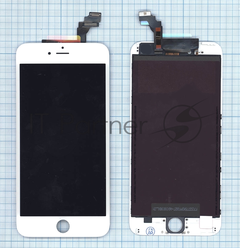 Дисплей для Apple iPhone 6 Plus в сборе с тачскрином (Foxconn) белый