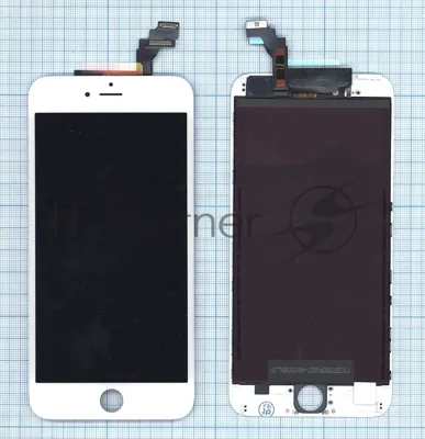 Дисплей для Apple iPhone 6 Plus в сборе с тачскрином (Foxconn) белый