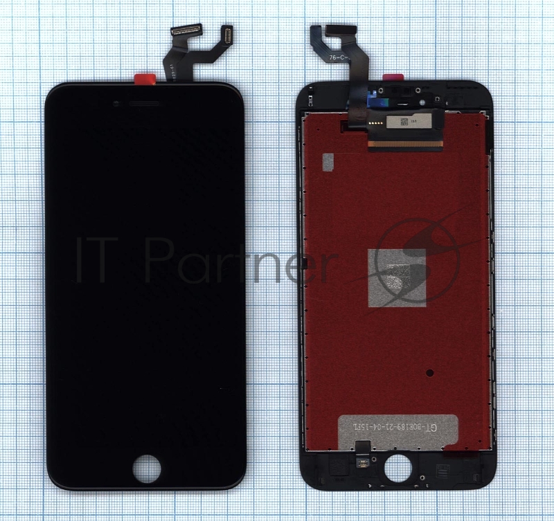 Дисплей для Apple iPhone 6S Plus в сборе с тачскрином AAA черный