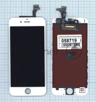 Дисплей для Apple iPhone 6 в сборе с тачскрином (Foxconn) белый