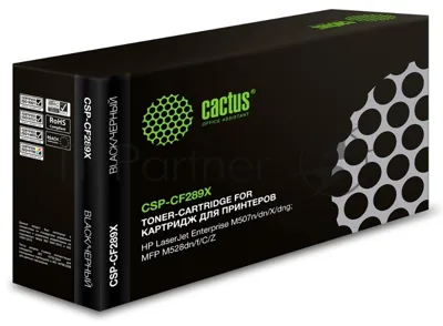 Картридж лазерный Cactus CSP-CF289X черный (10000 стр.) для HP LJ M507/MFP M528