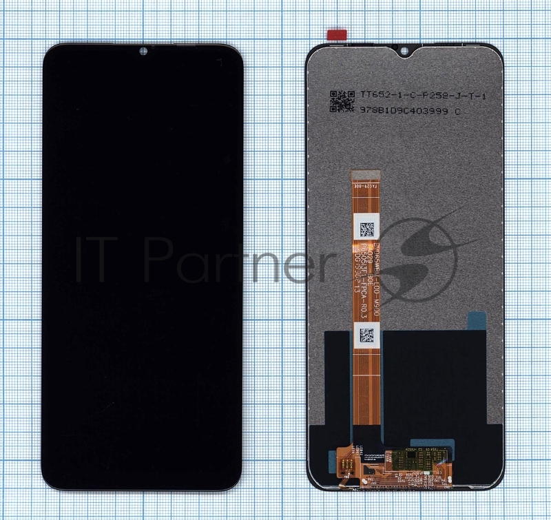 Дисплей для Realme 5 черный