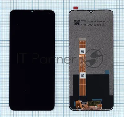 Дисплей для Realme 5 черный