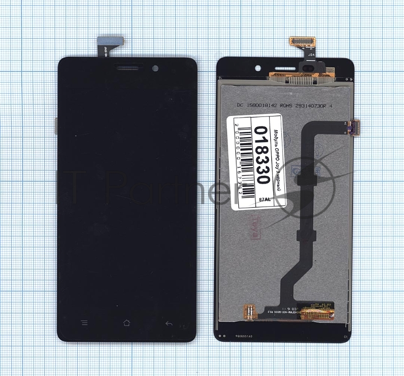 Дисплей для OPPO Joy 3 черный