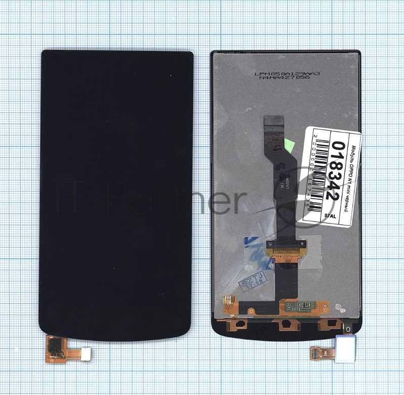 Дисплей для OPPO N1 mini черный