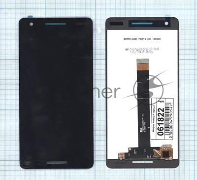 Дисплей для Nokia 2.1 черный