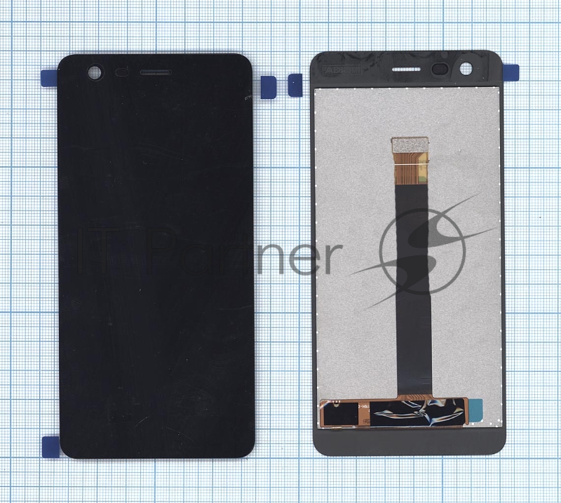 Дисплей для Nokia 2 черный