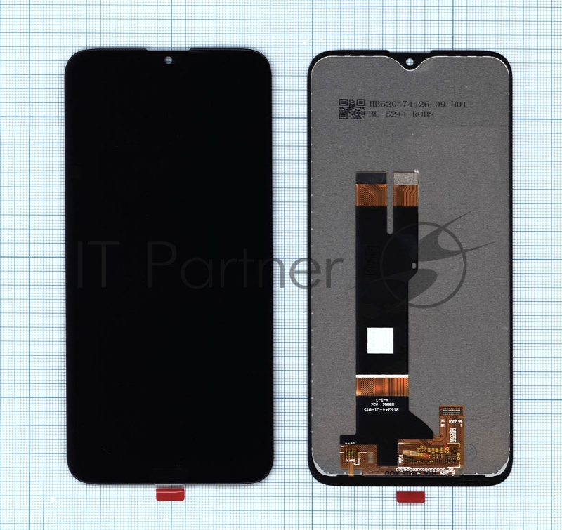 Дисплей для Nokia 5.2 черный