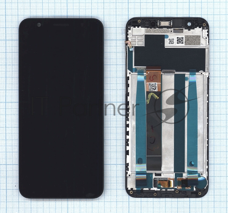 Дисплей для Asus Zenfone Lite L1 (ZA551KL) черный с рамкой