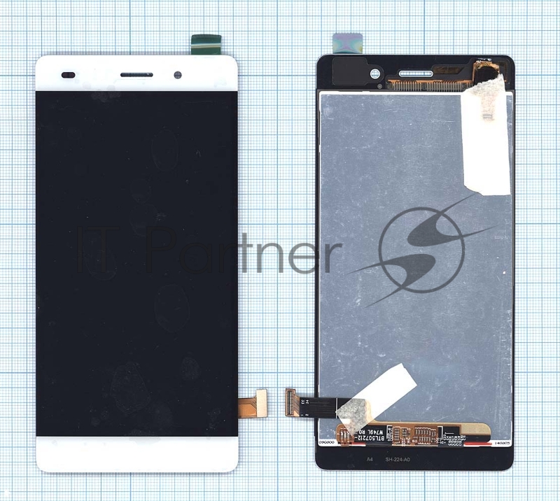 Дисплей для Huawei P8 Lite белый