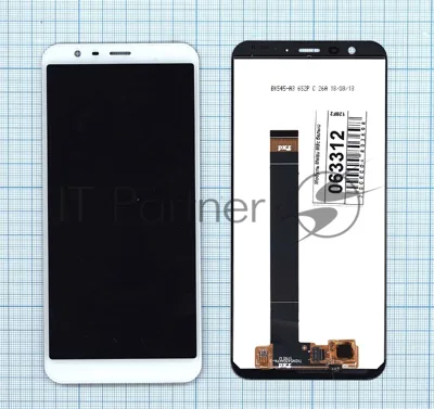 Дисплей для Meizu M8c белый