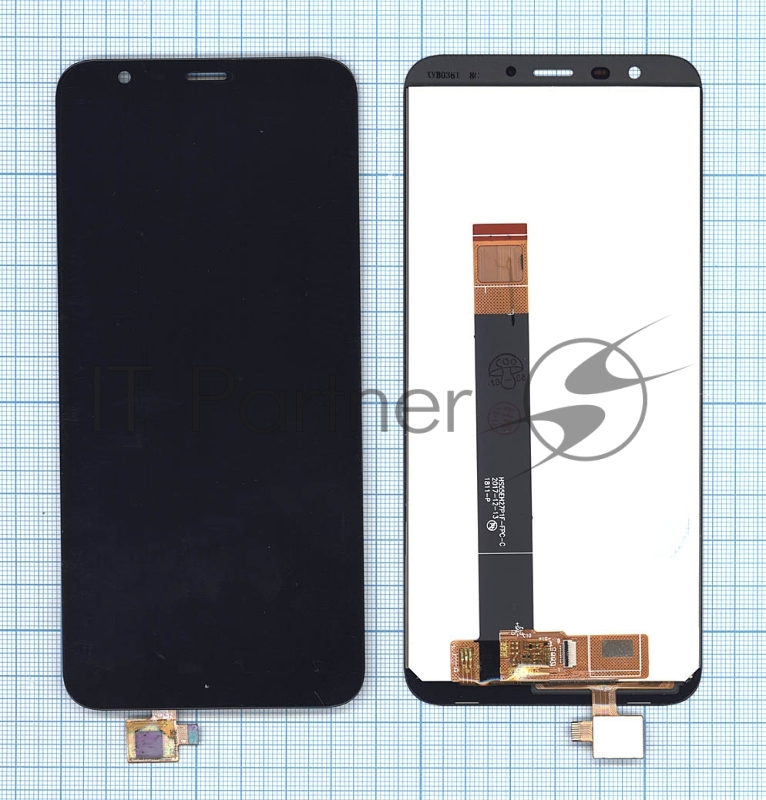 Дисплей для Meizu M8c черный