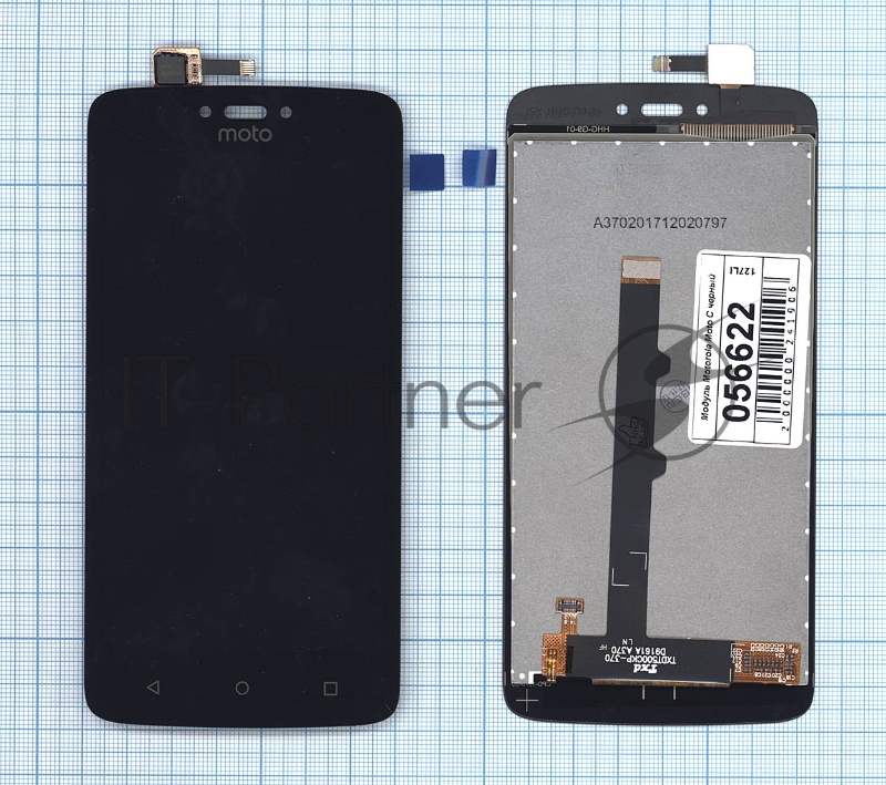 Дисплей для Motorola Moto C черный
