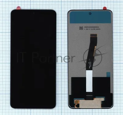 Дисплей для Xiaomi Redmi Note 9S, Redmi Note 9 Pro в сборе с тачскрином (copy) черный
