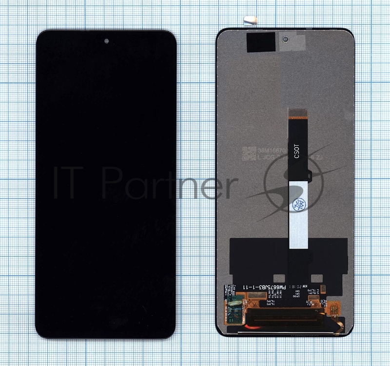Дисплей для Xiaomi Poco X3 черный