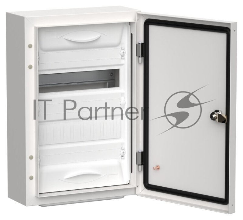 Корпус металлический ЩРн-24 (1х24) 460х310х140 IP54 бел. (одна дверь) TITAN 5 IEK TI5-50-N-024-54