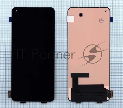 Дисплей для Xiaomi Mi 11 Lite в сборе с тачскрином черный
