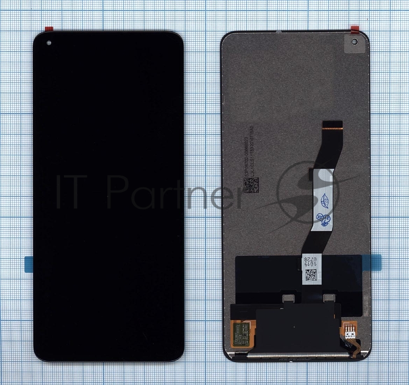 Дисплей для Xiaomi Mi 10T черный