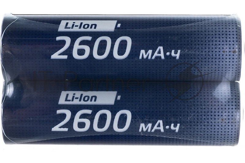 Аккумулятор 18650 Li-ion 2600мА.ч без защиты (уп.2шт) КОСМОС KOC18650Li-ion26US2