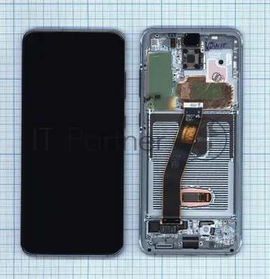 Дисплей для Samsung Galaxy S20 SM-G980F голубой