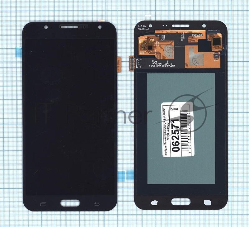 Дисплей для Samsung Galaxy J7 SM-J700H (OLED) черный