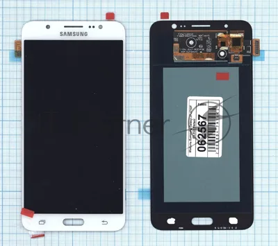 Дисплей для Samsung Galaxy J7 (2016) SM-J710F в сборе с тачскрином (OLED) белый
