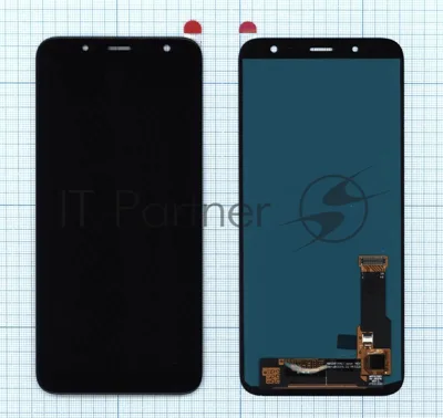 Дисплей для Samsung Galaxy J6 2018 SM-J600F в сборе с тачскрином (OLED) черный