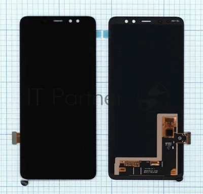 Дисплей для Samsung Galaxy A8 Plus (2018) A730F OLED черный