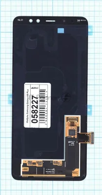 Дисплей для Samsung Galaxy A8 Plus A730F (2018) в сборе с тачскрином (OLED) черный