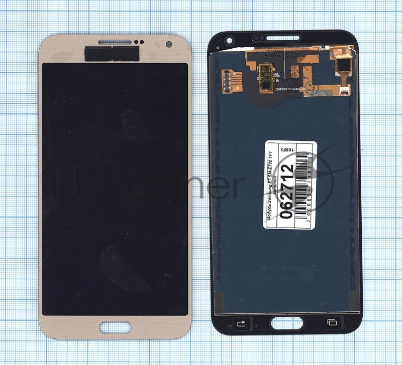 Дисплей для Samsung Galaxy E7 SM-E700 TFT золотой