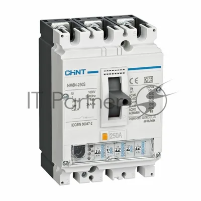 Выключатель автоматический CHINT NM8N-250S EN 3P 250А 50кА с электронным расцепителем