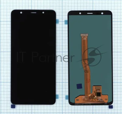 Дисплей для Samsung Galaxy A7 SM-A750F (2018) (OLED Full Size) черный