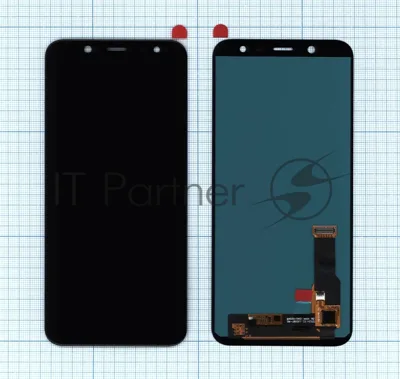 Дисплей для Samsung Galaxy A6 (2018) SM-A600F в сборе с тачскрином (OLED) черный
