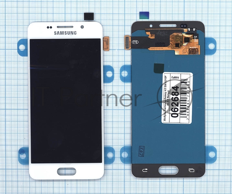 Дисплей для Samsung Galaxy A3 SM-A310F (2016) OLED белый
