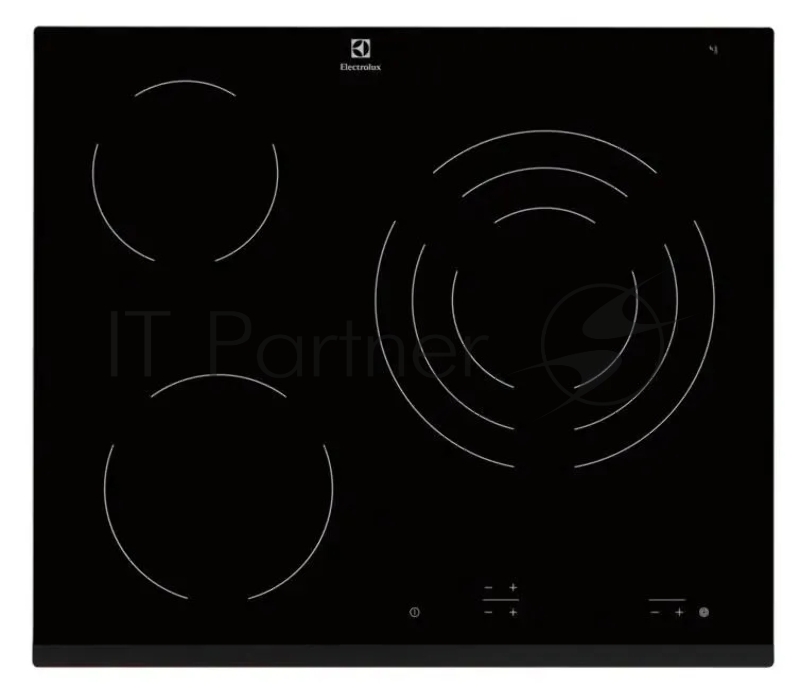 Электрическая варочная поверхность Electrolux EHF6232FOK, 3 конфорки, с зоной расширения, стеклокерамика, 5700 Вт